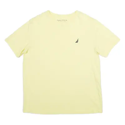 NAUTICA Classic Fit Mens T-Shirt Yellow XS