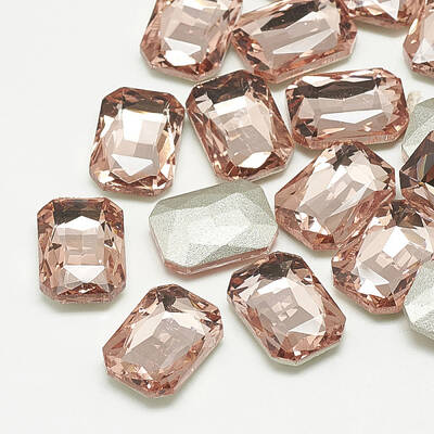 Pointed Back Glass Rhinestone Cabochons