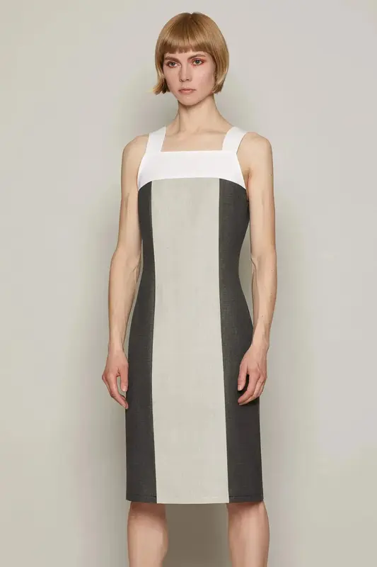 Lulu Dress (Beige) | size: L