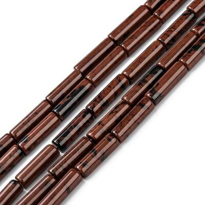 Natural Mahogany Obsidian Beads Strands