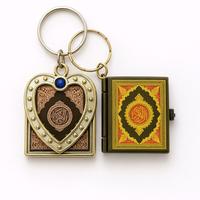 2 Mini Quran Book Keychain or leave in you car Perfect for keeping the Quran close