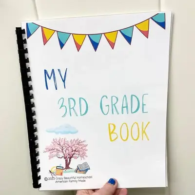3rd Grade activity book. Reading comprehension, multiplication, geography, writing, science, workbooks, learning books, learn...