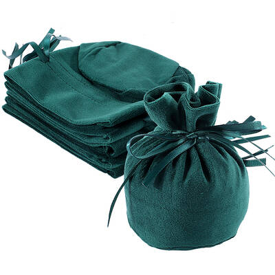 6Pcs Velvet Drawstring Pouches