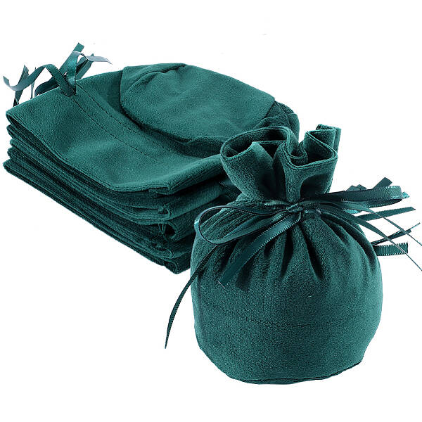 6Pcs Velvet Drawstring Pouches