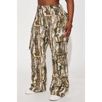 Sneak Attack Non Stretch Camo Cargo Jean - Taupe/combo