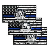 Car Sticker, American Flag Thin Blue Line Decal for Cars, Trucks, Window, Laptops, Car Exterior Accessories