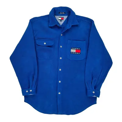 Tommy Jeans Graphic Fleece - Medium Blue Polyester