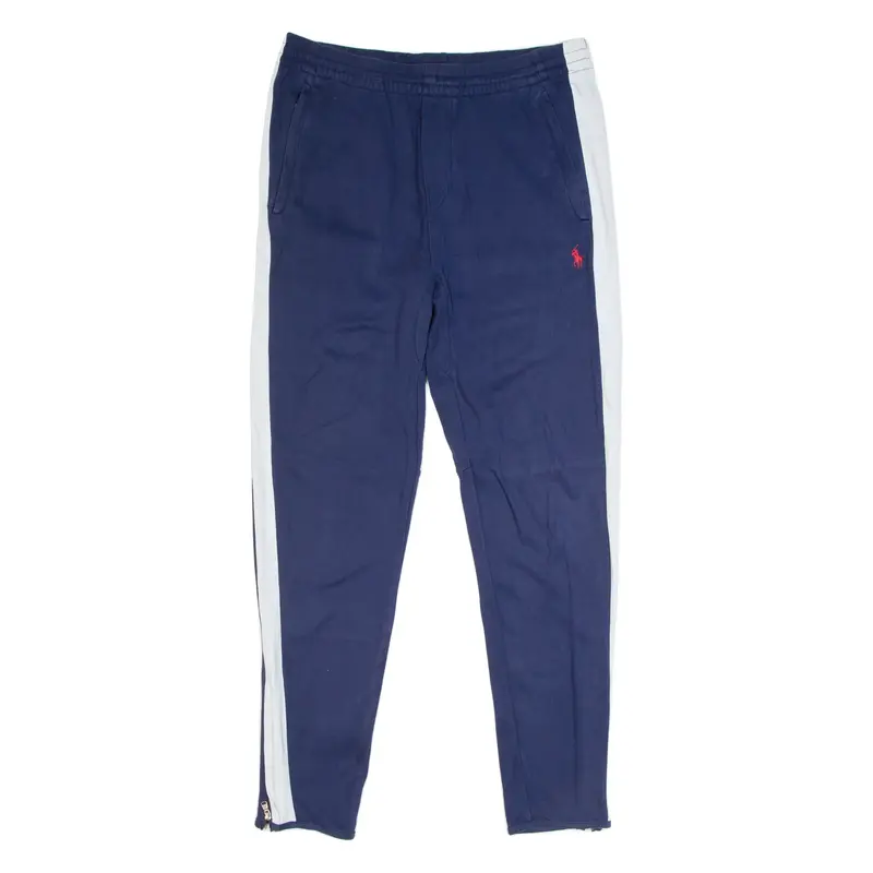 POLO RALPH LAUREN Mens Track Pants Blue Tapered M W30 L29