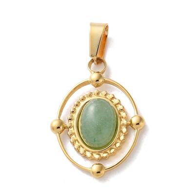 Natural Green Aventurine Pendants