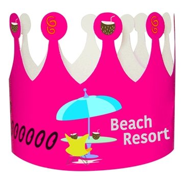100 Customized Crown Full Color - Paper Products - 14pt Coated