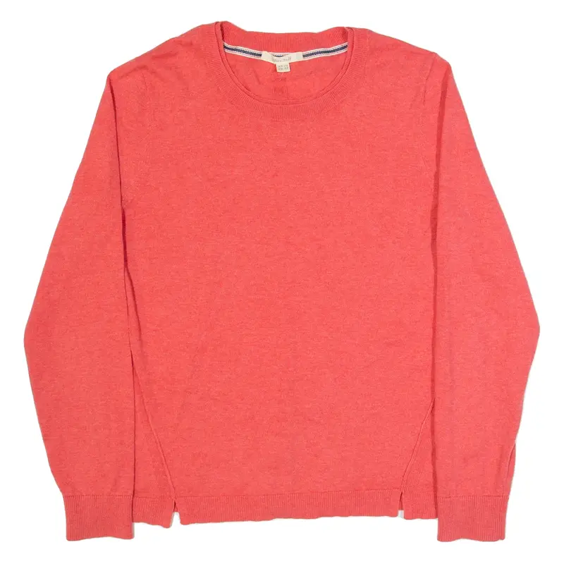 WHITE STUFF Womens Jumper Pink Tight Knit Wool UK 10