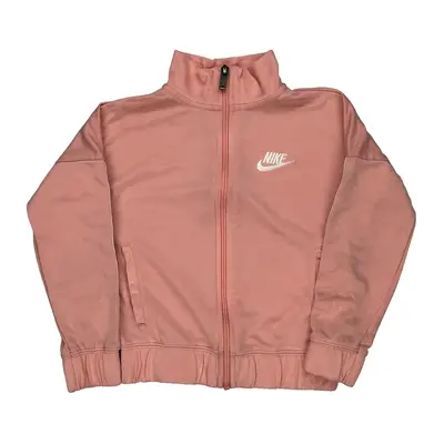 Age 5-6 Nike Zip Up - Medium Pink Polyester