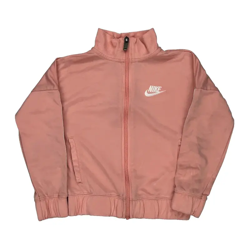 Age 5-6 Nike Zip Up - Medium Pink Polyester
