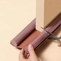 Universal Door Bottom Sealing Strip, Self Adhesive Door Draft Stopper, Sound Insulation Door Bottom Sealing Strip, Home Deco...
