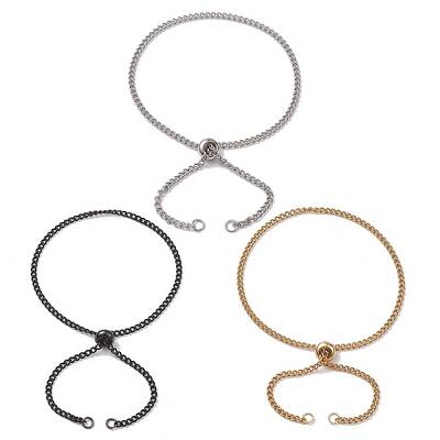 304 Stainless Steel Adjustable Chain Bracelet Making