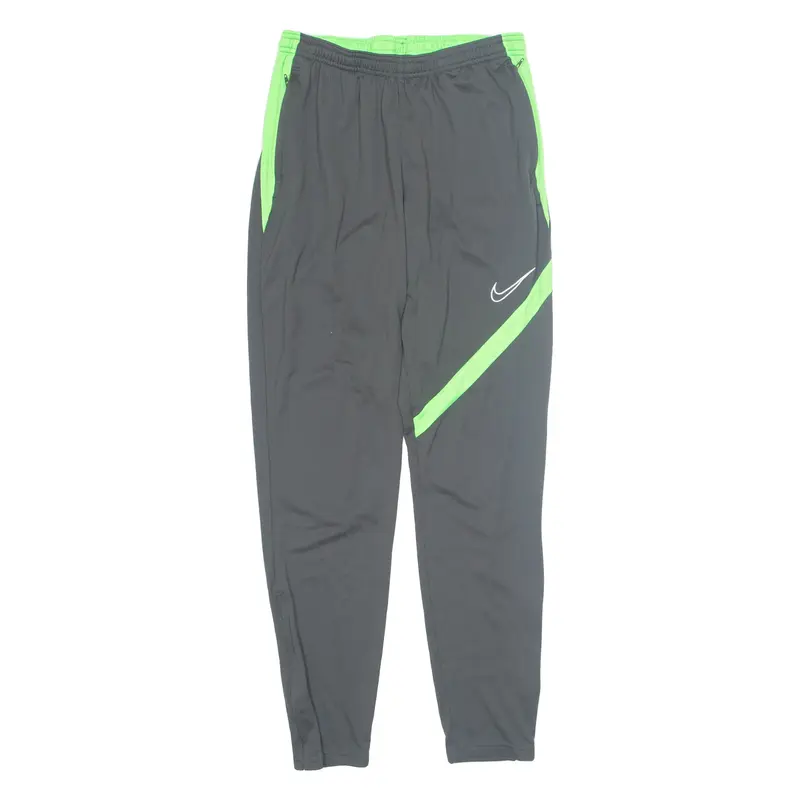 NIKE Dri Fit Mens Track Pants Grey Skinny M W28 L28