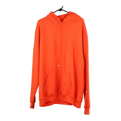 Champion Hoodie - XL Orange Cotton
