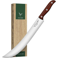 TAN REN Brisket Knife,12 Inch Kitchen Knife,Sharp Slicing Carving Knife, high hardness stainless steel Brisket Slicing knife,...