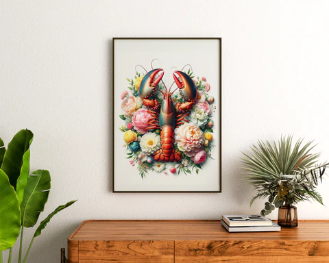 Lobster Elegance in Bloom