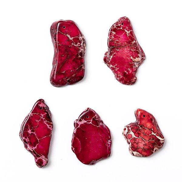 Natural Regalite/Imperial Jasper/Sea Sediment Jasper Pendants