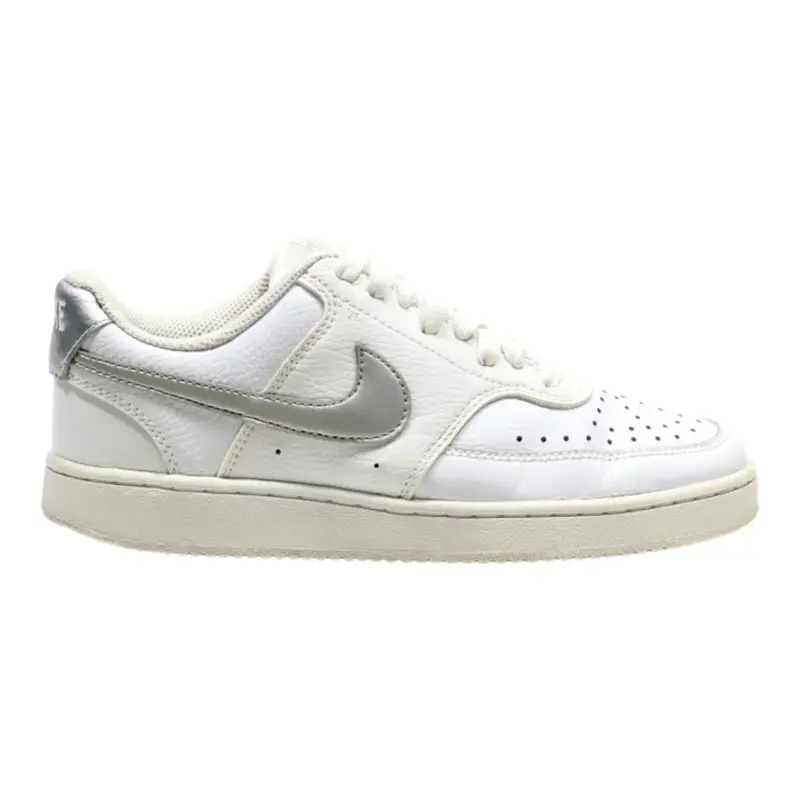 NIKE Court Vision Sneaker Trainers White Synthetic Womens UK 3.5