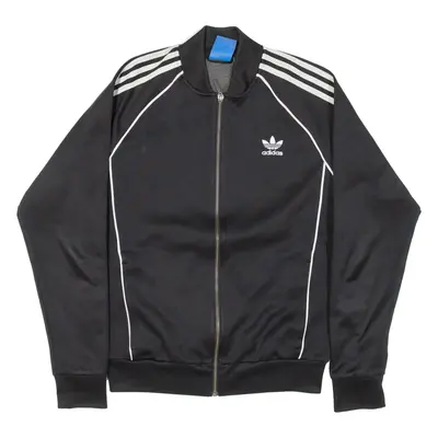 ADIDAS Mens Track Jacket Black M