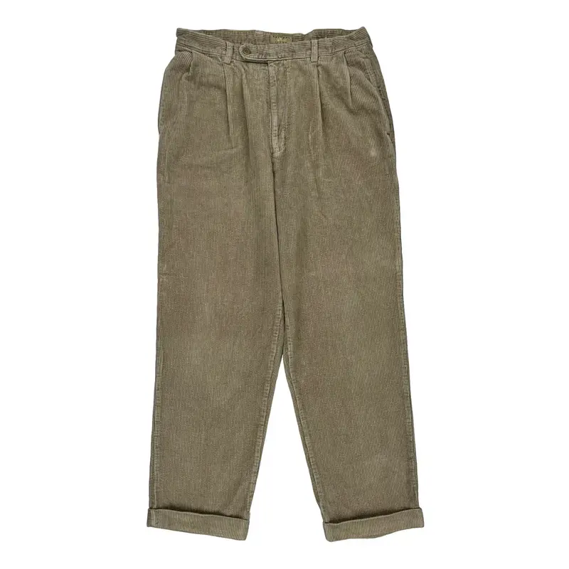Natural Issue Cord Trousers - 32? Waist Beige Cotton