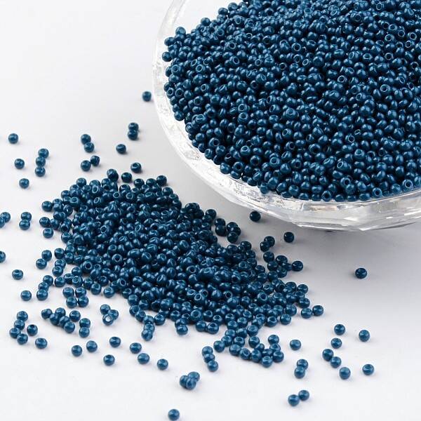 12/0 Grade A Baking Paint Glass Seed Spacer Beads