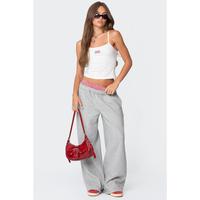 Gingham Boxer Detail Sweatpants