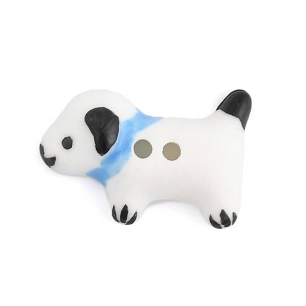 Dog Ceramic Buttons