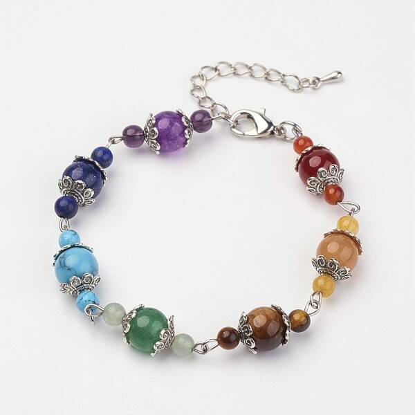 Natural & Synthetic Gemstone Beaded Bracelets