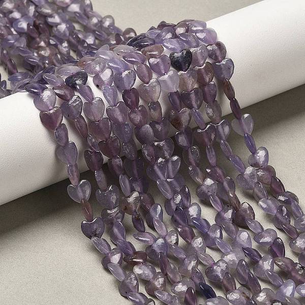 Natural Lepidolite/Purple Mica Stone Beads Strands