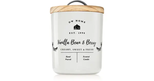 DW Home Farmhouse Vanilla Bean & Berry Scented Candle 255g