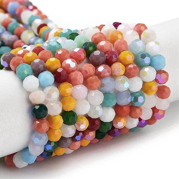 Opaque Glass Beads Strands