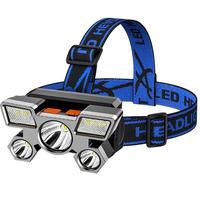 Portable Headlights, 5 Led Headlight, Outdoor Water Hiking Camping Light, Durable Headlight, Camping & Hiking Equipment,  Fat...