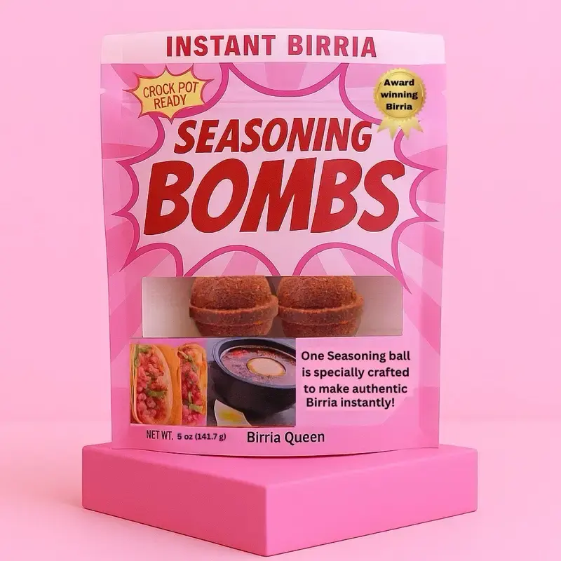 Birria season Bombs  spice bombs seasoning balls authentic mexican flavor