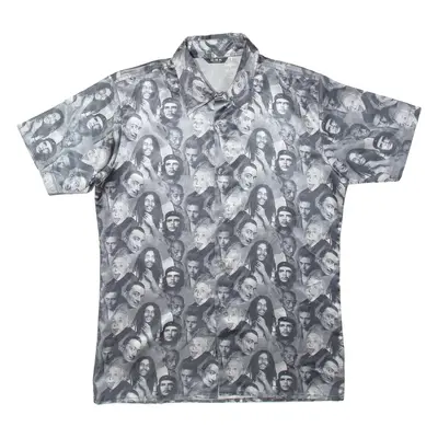 CRK Famous Figures Mens Shirt Grey M