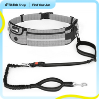Pecute Hands Free Dog Leash with Pouch, Waist Belt Fanny Pack with Soft padds, Dual Padded Handles #cozyvibes #petlife Harnes...