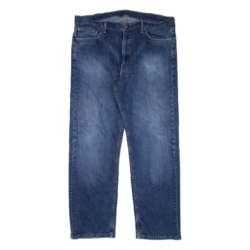 LEVI'S 505 Mens Jeans Blue Regular Straight W38 L30