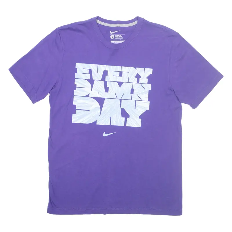 NIKE Every Damn Day Mens T-Shirt Purple L