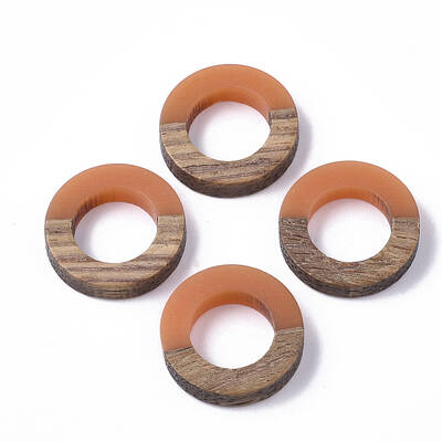 Resin & Walnut Wood Linking Rings
