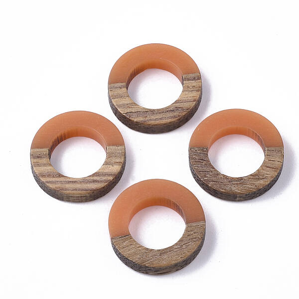 Resin & Walnut Wood Linking Rings