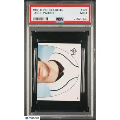 Lance Parrish PSA 1983 O Pee Chee Stickers Baseball #194 9 73523133