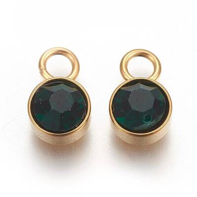 Glass Rhinestone Charms