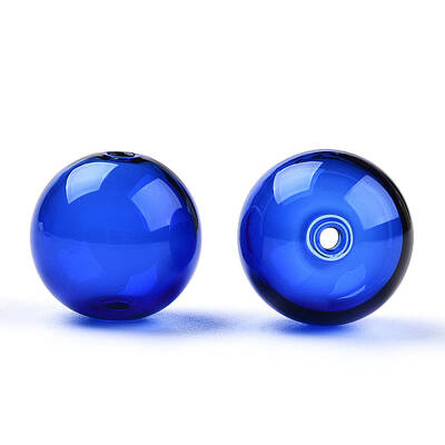 Transparent Blow High Borosilicate Glass Globe Beads