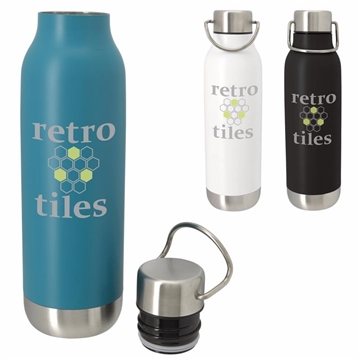 12 Custom Placid Vacuum Bottle - 21 oz - Leakproof & Insulated
