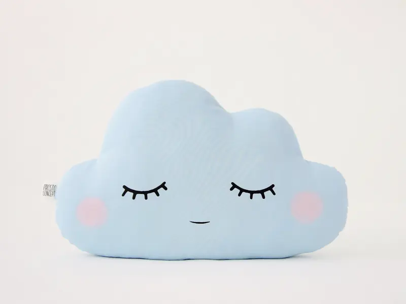 Light Blue Cloud Pillow
