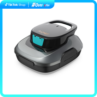 Scuba SE, AIPER Cordless Automatic Pool Vacuum Cleaner, with Auto- Parking, Lightweight, Ideal for Above Ground Flat Pool up ...