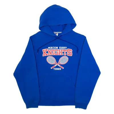 RUSSELL ATHLETIC Macon East Knights Tennis Mens Blue Hoodie USA S