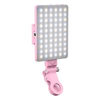 Portable Selfie Light, 1 Count USB Rechargeable Selfie LED Lights Clip for iPhone Android Camera, Phone Tablet Digital Camera...
